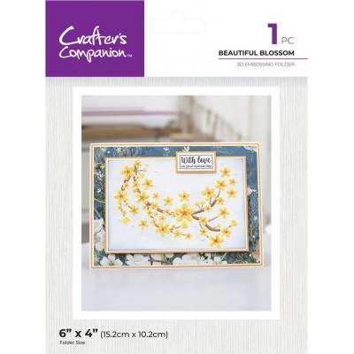 Creative Expressions Love Birds 3D Embossing Folder - Beautiful Blossom